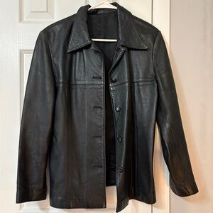 Black Authentic Italian Leather Jacket